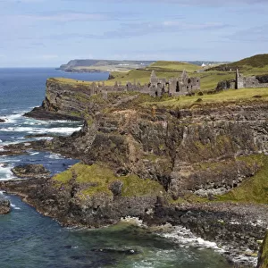 Dunluce Castle, Antrim Coast, County Antrim, Northern Ireland, Great Britain, Europe