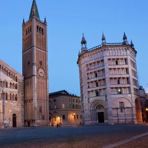 Duomo & Baptistry, Emilia-Romagna, Parma, Italy