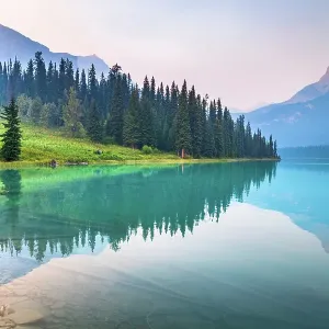 Dusk @ Emerald Lake, Yoho National Park, British Columbia, Canada Dusk @ Emerald Lake, Yoho National Park, British Columbia, Canada