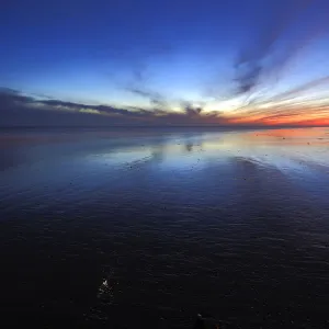 Dusk over Littlehampton beach