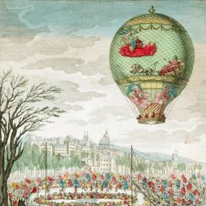 Visual Treasures Canvas Print Collection: Montgolfier Balloon