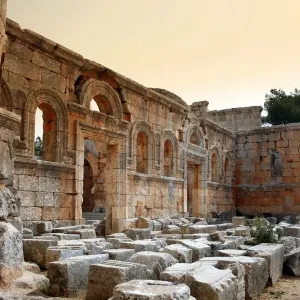 East Basilica at the Church of Saint Simeon Stylites, Syria East Basilica at the Church of Saint Simeon Stylites, Syria