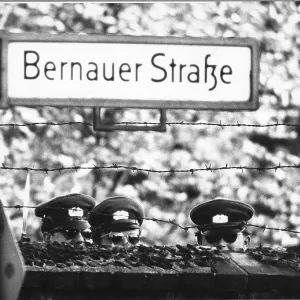 East German Police At Wall East German Police At Wall