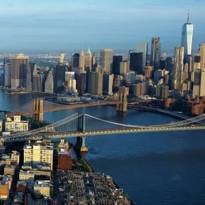East River and Manhattan Print East River and Manhattan Print