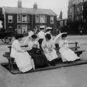 Eastbourne Ladies Print circa 1890 Eastbourne Ladies Print circa 1890