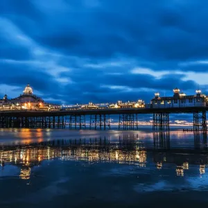 Eastbourne Pier Nighttime Print Eastbourne Pier Nighttime Print