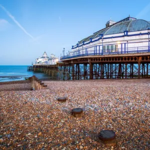 Eastbourne Pier Print, a watercolour depiction of the Sussex coastline Eastbourne Pier Print, a watercolour depiction of the Sussex coastline