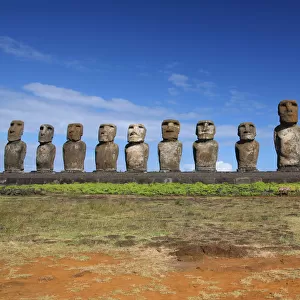 Easter Island, Ahu Tongariki, Moais