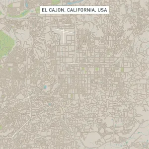 El Cajon California US City Street Map El Cajon California US City Street Map