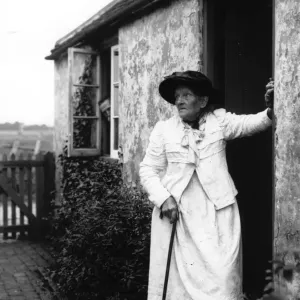 Elderly Lady Print circa 1900 Elderly Lady Print circa 1900