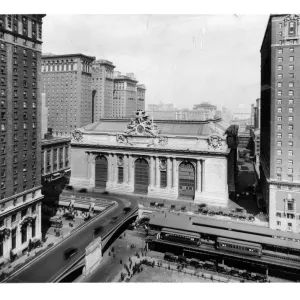 Elevated View Of Grand Central Station Print Elevated View Of Grand Central Station Print