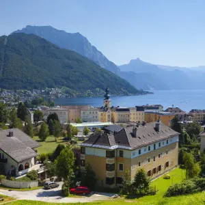 Elevated View of Gmunden Print Elevated View of Gmunden Print