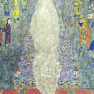 Gustav Klimt's Elizabeth Lederer in Chinese Dragon Robe Print, 1914 Gustav Klimt's Elizabeth Lederer in Chinese Dragon Robe Print, 1914