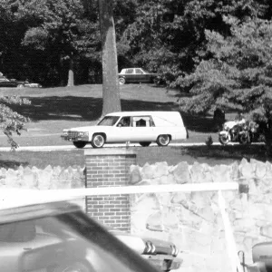 Elvis Presley's funeral procession Elvis Presley's funeral procession