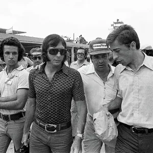 Emerson Fittipaldi With Others At The Argentine Grand Prix Emerson Fittipaldi With Others At The Argentine Grand Prix