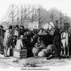 Emigrants At Cork Quay Emigrants At Cork Quay