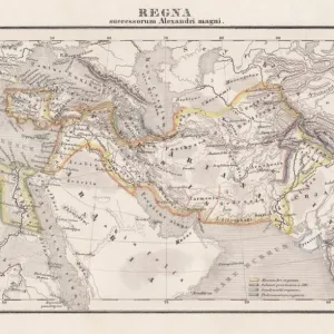 Empire of Alexander the Great Print Empire of Alexander the Great Print