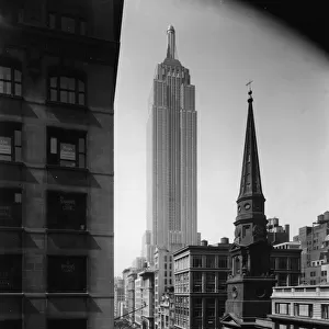 Empire State Building And Fifth Avenue