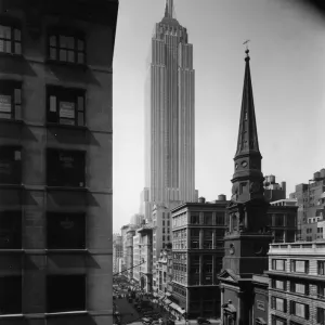 Empire State Building Print from Fifth Avenue Empire State Building Print from Fifth Avenue