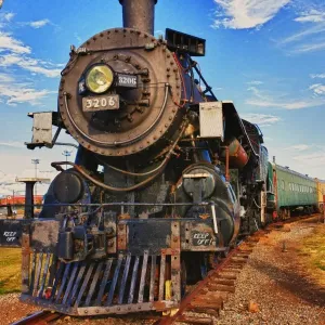 Vintage Train Print