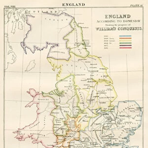 England Williams Conquest map