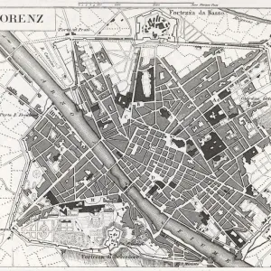 engraved illustrations of the city of Florence engraved illustrations of the city of Florence