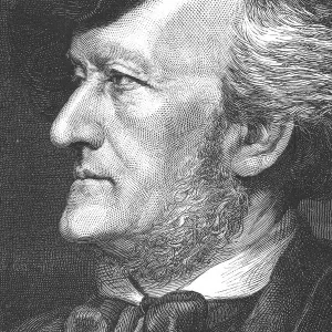 Richard Wagner Engraving Print 1875 Richard Wagner Engraving Print 1875