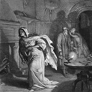 Engraving From Macbeth Sleepwalking Scene