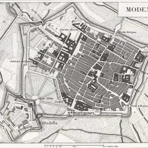 Engraving: Modena Engraving: Modena