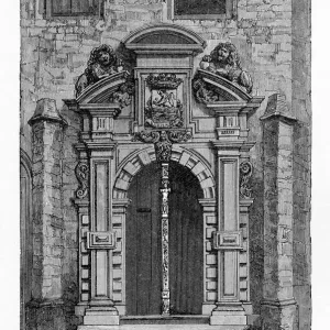 Entrance to Hall of the Provencial States, Zeeland, Netherlands 1887 Entrance to Hall of the Provencial States, Zeeland, Netherlands 1887