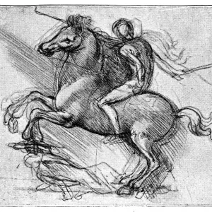 Leonardo Da Vinci Equestrian Print Leonardo Da Vinci Equestrian Print