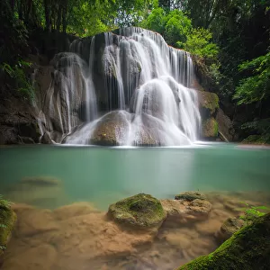 Erawan Falls, Kanchanaburi, Thailand, Southeast As