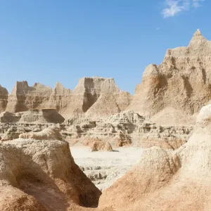 Eroded landscape, weathering, erosion, Door Trail, Badlands National Park, South Dakota, USA, United States of America, North America Eroded landscape, weathering, erosion, Door Trail, Badlands National Park, South Dakota, USA, United States of America, North America