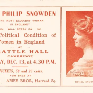 Ethel Snowden Lecture Ethel Snowden Lecture