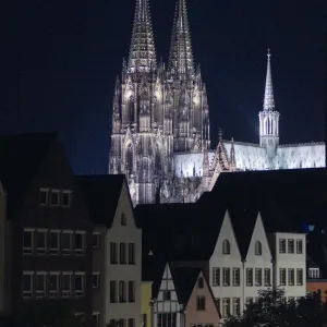Europe, Allemagne, Rhénanie-du-Nord-Westphalie, Cologne (ou Koln), Vue De La Cathédrale De Cologne (Koelner Dom) Europe, Allemagne, Rhénanie-du-Nord-Westphalie, Cologne (ou Koln), Vue De La Cathédrale De Cologne (Koelner Dom)