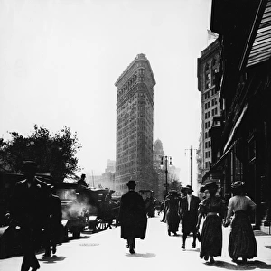 Exterior Of The Flat Iron Building