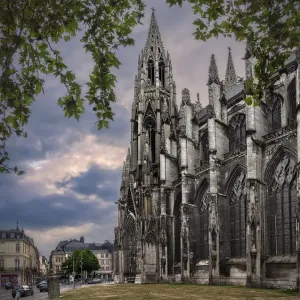 Exterior of Saint-Ouen church, Rouen, France Exterior of Saint-Ouen church, Rouen, France