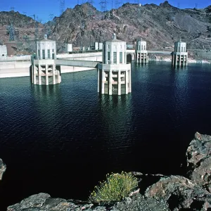 Exterior View Of The Hoover Dam Exterior View Of The Hoover Dam
