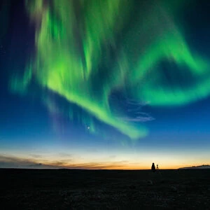 The extremely northern lights in Iceland (KP 9)