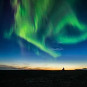 The extremely northern lights in Iceland (KP 9)