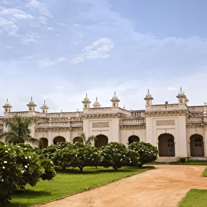 Facade of Chowmahalla Palace, Hyderabad, Andhra Pradesh, India