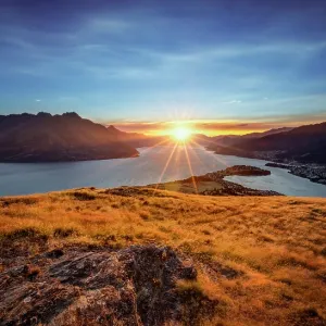 A faceful of sunset