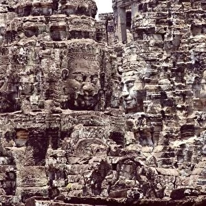 Faces of Bodhisattva Avalokitesvara Bayon Temple