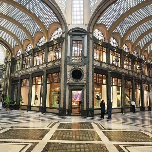 Famous shopping arcade Gallery San Federico, Turin