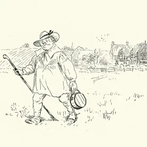 The farmer going to work. The Milkmaids father, Nursery Rhyme The farmer going to work. The Milkmaids father, Nursery Rhyme