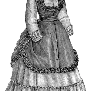 Fashion clothes and hairstyle models from the 1800s Fashion clothes and hairstyle models from the 1800s