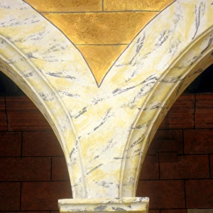 Faux marble column and arch, Havana, Cuba