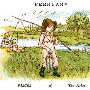 February - Kate Greenaway, 1884