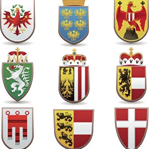 Federal States of Austria Coats of Arms