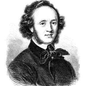Felix Mendelssohn Portrait Print